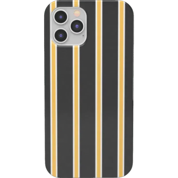 Fine Lines | Mustard Yellow Pinstripe iPhone Case
