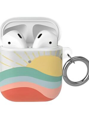 Here Comes the Sun | Colorblock Sunset AirPods Case
