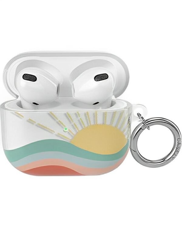 Here Comes the Sun | Colorblock Sunset AirPods Case