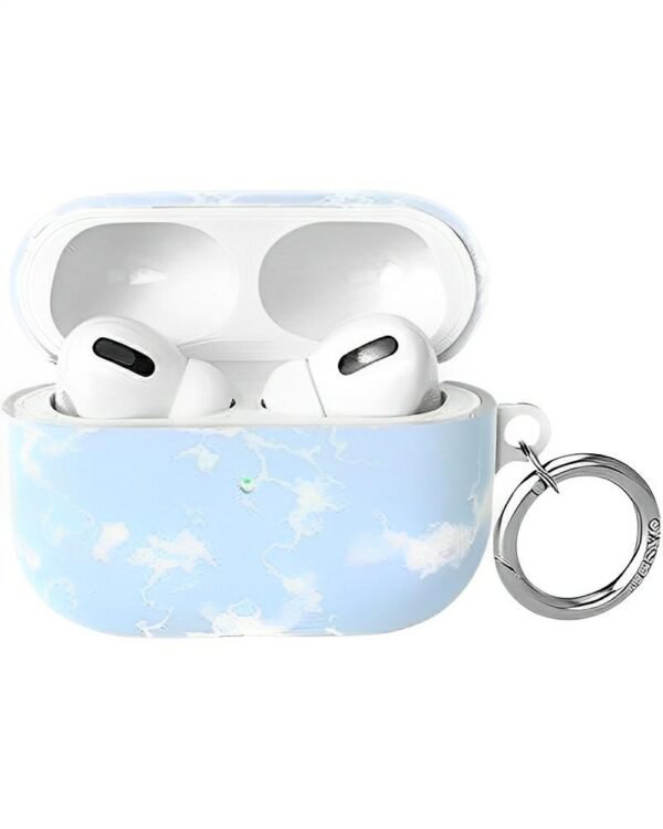 Light Blue Skies | Marble Clouds AirPods Case