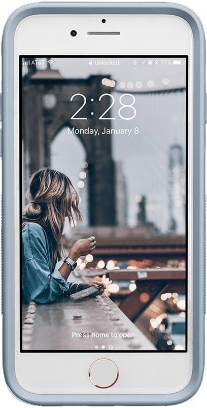 White on Light Blue | Ultra-Protective Bold Case
