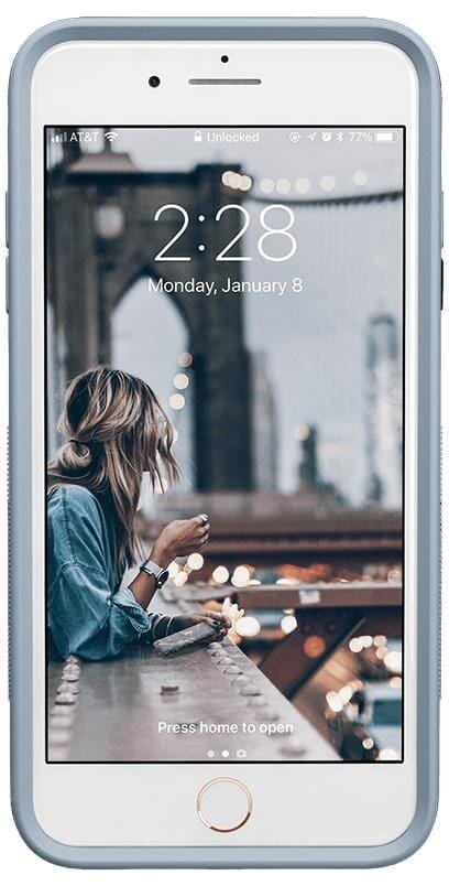White on Light Blue | Ultra-Protective Bold Case