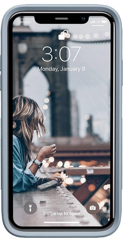 White on Light Blue | Ultra-Protective Bold Case