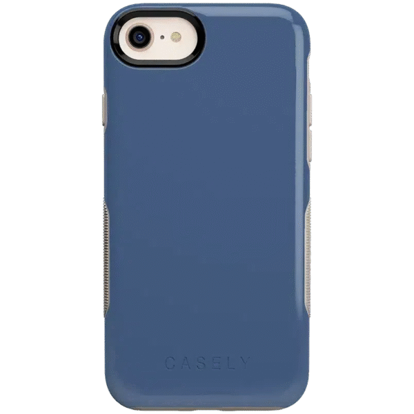Steel Blue on Nude | Ultra-Protective Bold Case