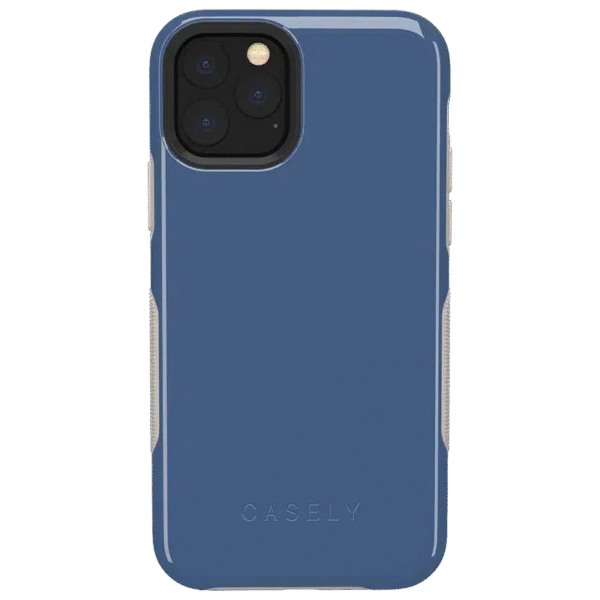 Steel Blue on Nude | Ultra-Protective Bold Case