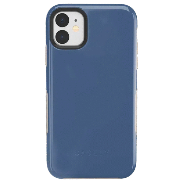Steel Blue on Nude | Ultra-Protective Bold Case