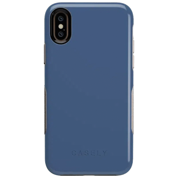 Steel Blue on Nude | Ultra-Protective Bold Case