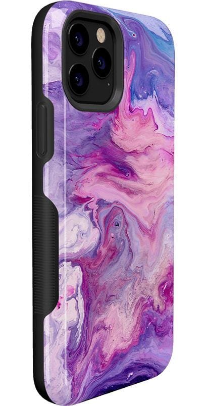 Tie Dying Over You | Purple Marble iPhone Case