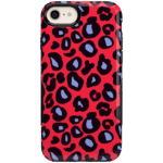 Into the Wild | Red & Blue Leopard Print Case