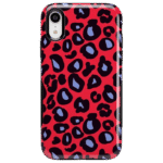 Into the Wild | Red & Blue Leopard Print Case