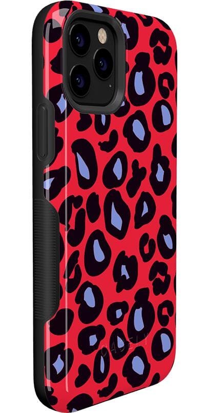 Into the Wild | Red & Blue Leopard Print Case