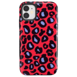 Into the Wild | Red & Blue Leopard Print Case