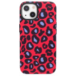 Into the Wild | Red & Blue Leopard Print Case