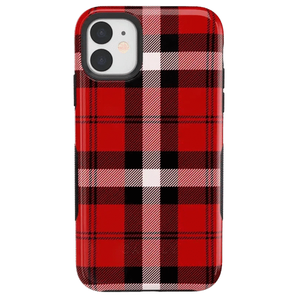 As if! | Red Plaid Case