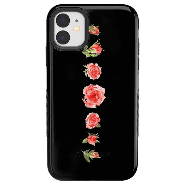 Accept the Rose | Blooming Red Rose Floral Case
