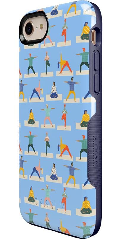 Go with the Flow | Light Blue Yoga Case
