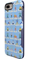 Go with the Flow | Light Blue Yoga Case