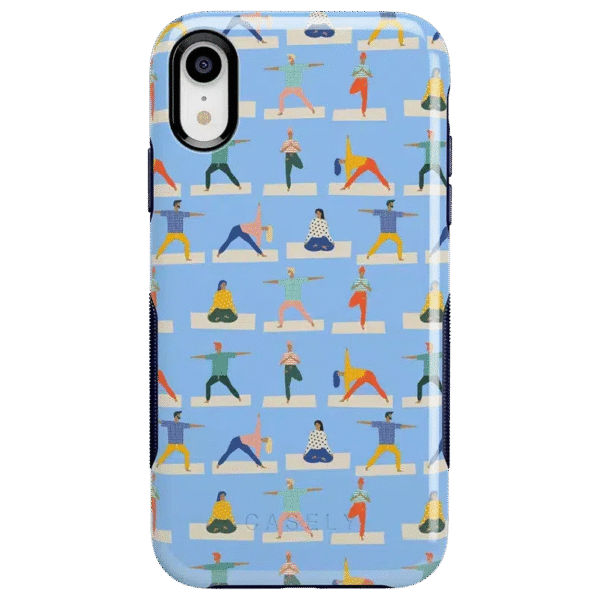 Go with the Flow | Light Blue Yoga Case