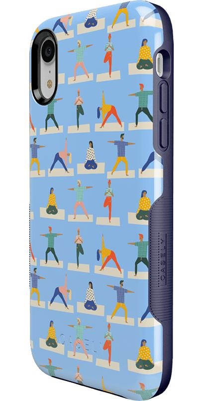 Go with the Flow | Light Blue Yoga Case