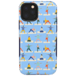 Go with the Flow | Light Blue Yoga Case