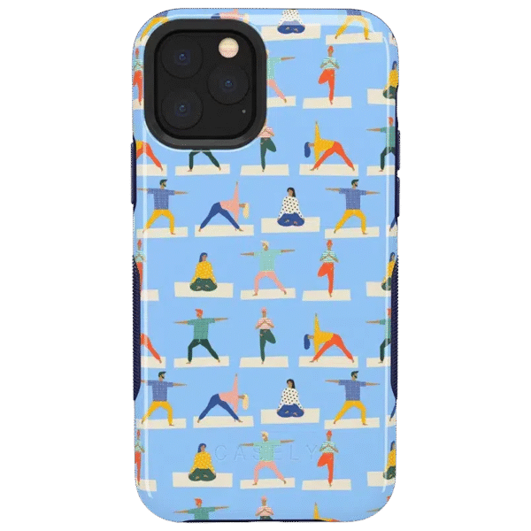 Go with the Flow | Light Blue Yoga Case