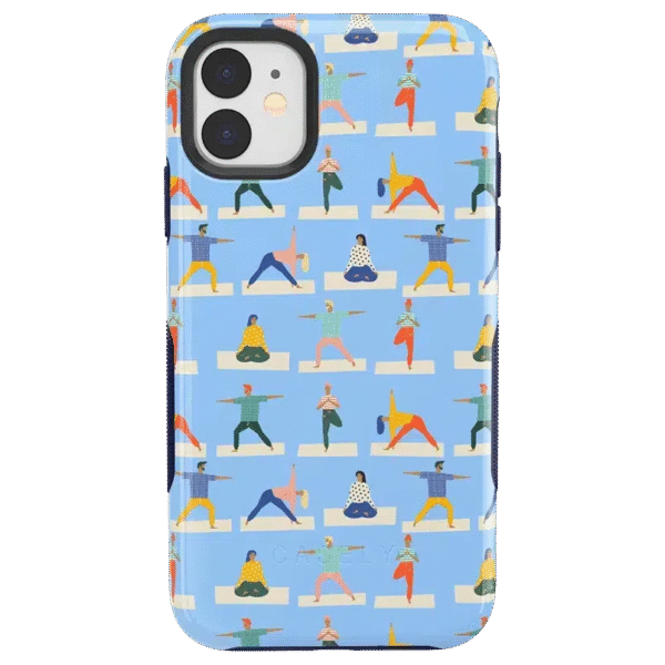 Go with the Flow | Light Blue Yoga Case