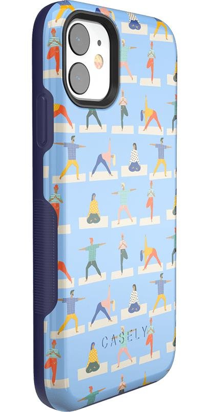 Go with the Flow | Light Blue Yoga Case