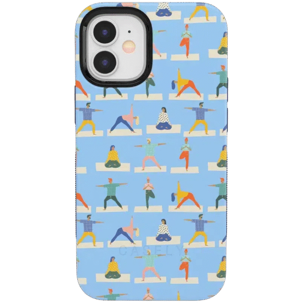 Go with the Flow | Light Blue Yoga Case