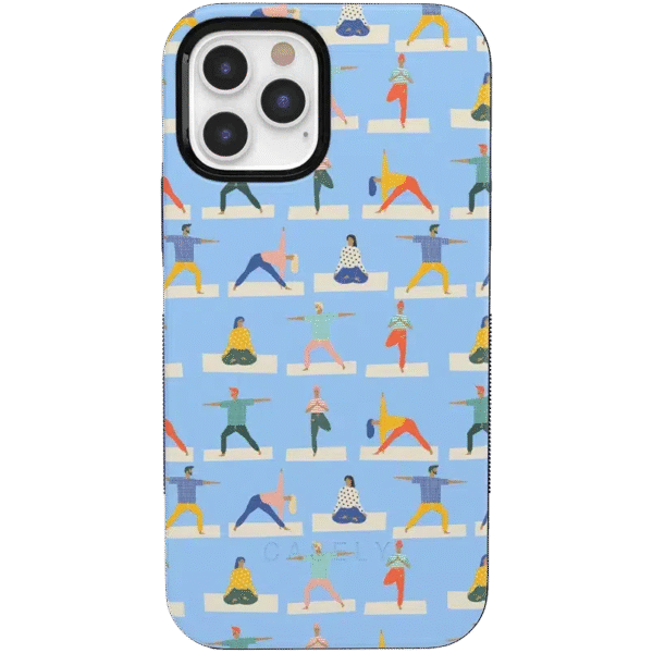 Go with the Flow | Light Blue Yoga Case