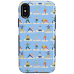 Go with the Flow | Light Blue Yoga Case