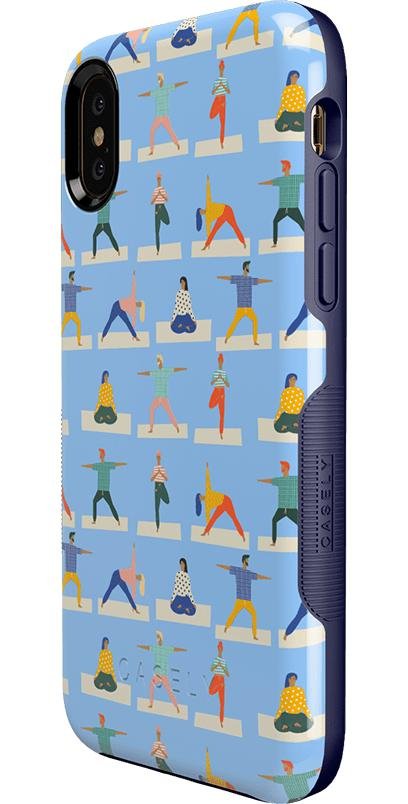 Go with the Flow | Light Blue Yoga Case
