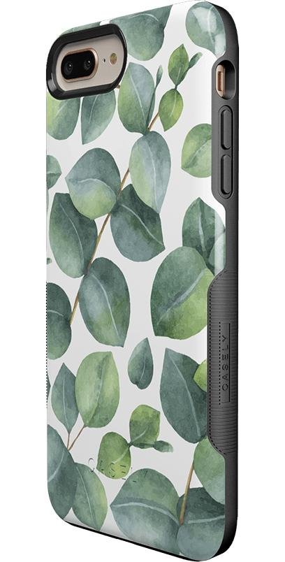 Leaf Me Alone | Green Floral Print Case