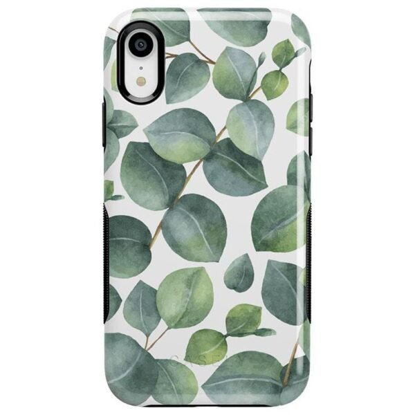 Leaf Me Alone | Green Floral Print Case