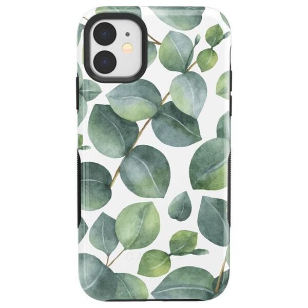 Leaf Me Alone | Green Floral Print Case
