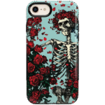 Forever Grateful | Grateful Dead Skeleton Floral Case