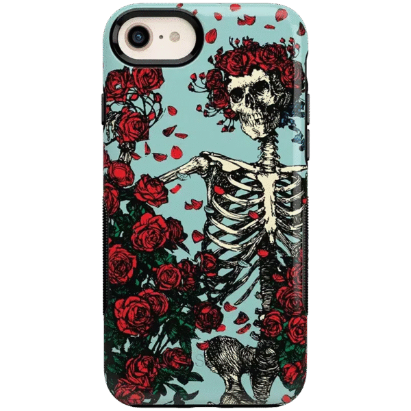 Forever Grateful | Grateful Dead Skeleton Floral Case
