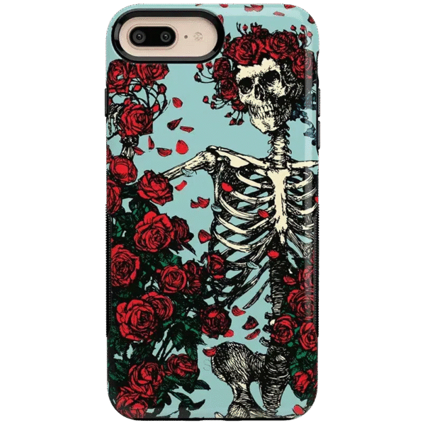 Forever Grateful | Grateful Dead Skeleton Floral Case