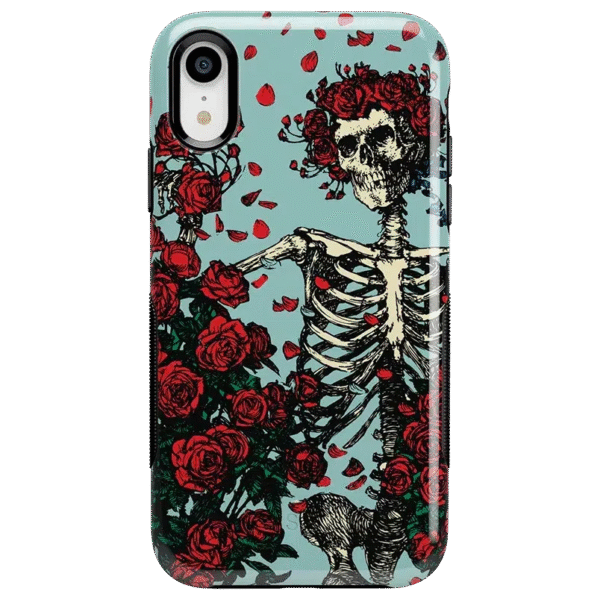 Forever Grateful | Grateful Dead Skeleton Floral Case