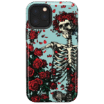 Forever Grateful | Grateful Dead Skeleton Floral Case