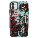 Forever Grateful | Grateful Dead Skeleton Floral Case