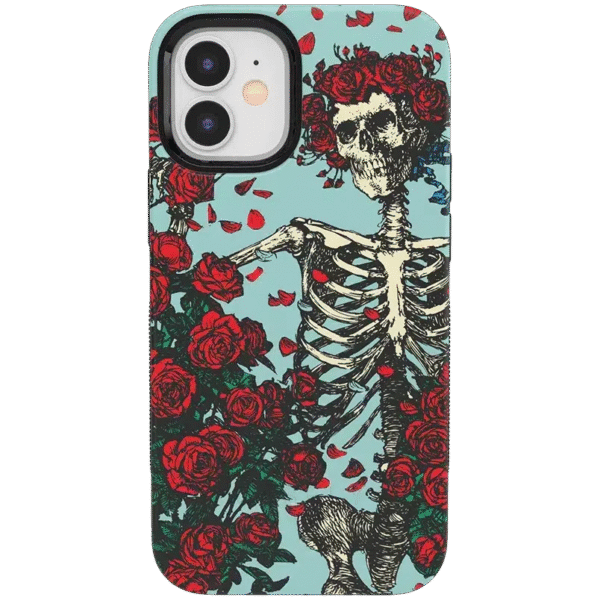 Forever Grateful | Grateful Dead Skeleton Floral Case