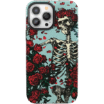 Forever Grateful | Grateful Dead Skeleton Floral Case