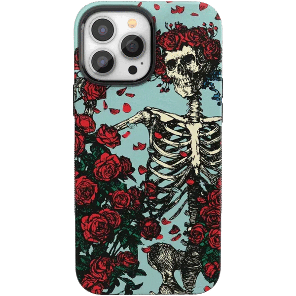 Forever Grateful | Grateful Dead Skeleton Floral Case