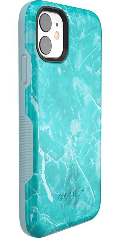 Lost at Sea | Teal Blue Seaglass Case