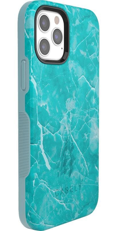 Lost at Sea | Teal Blue Seaglass Case