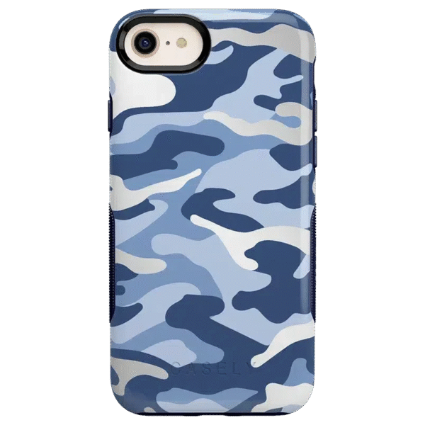 In Formation | Metallic Blue Camo Case