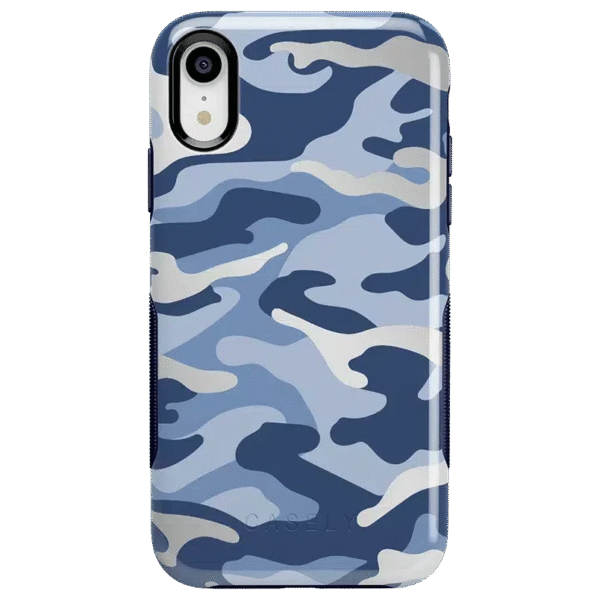 In Formation | Metallic Blue Camo Case