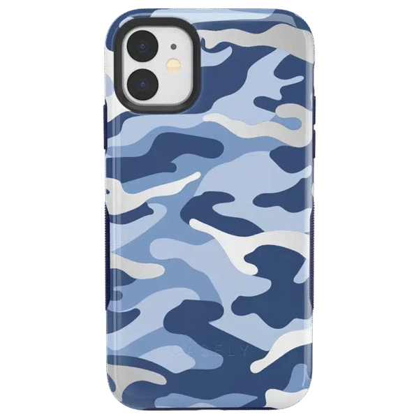 In Formation | Metallic Blue Camo Case