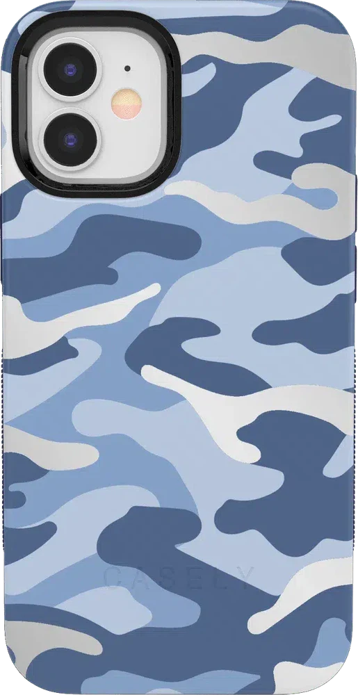 In Formation | Metallic Blue Camo Case