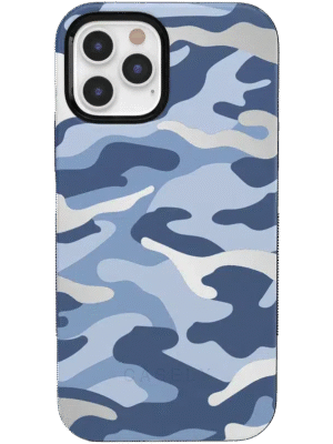 In Formation | Metallic Blue Camo Case